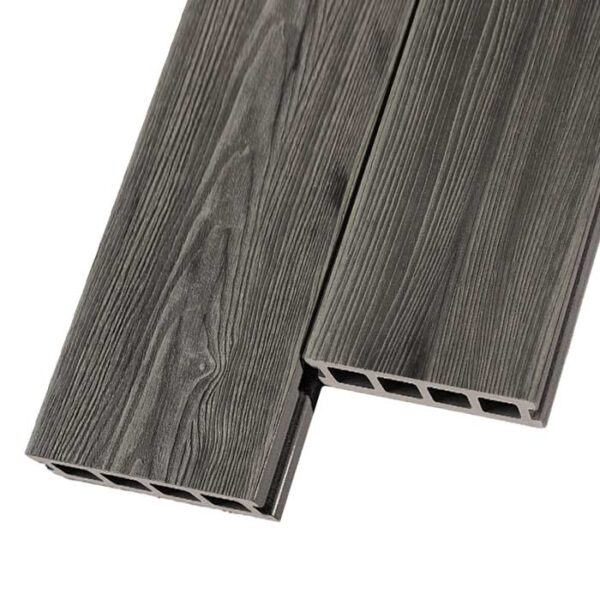Террасная доска из древесно-полимерного композита Nextwood Expert 3D+3D 146х24 цвет multicolor gray фото